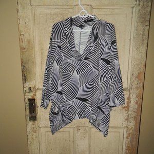 Robert Louis Cowl Neck Tunic Size XL